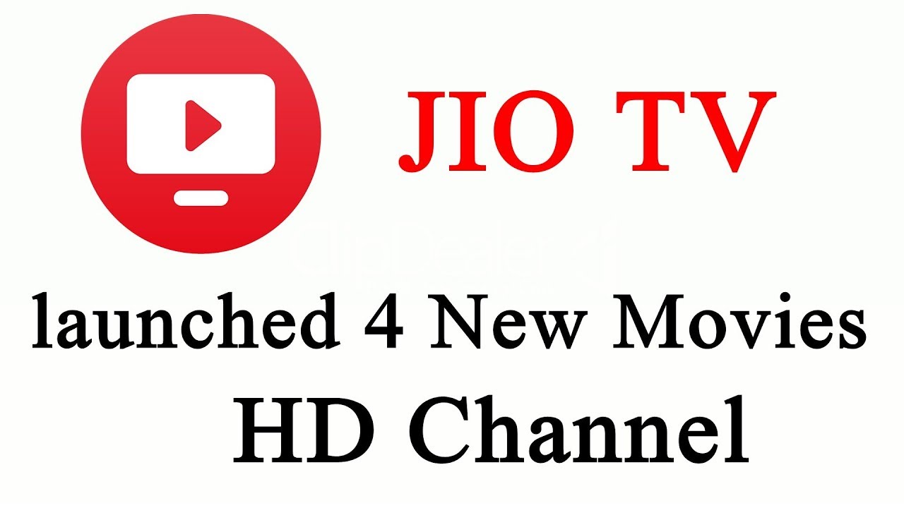 JIO TV launched 4 New HD Movies Channels YouTube