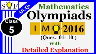 Class 5 IMO  2016 - Ques No. 01-10.