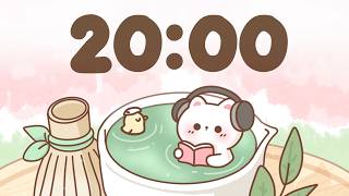 Full 20 Minute Timer 🐱 Study Timer for Classroom Focus Update