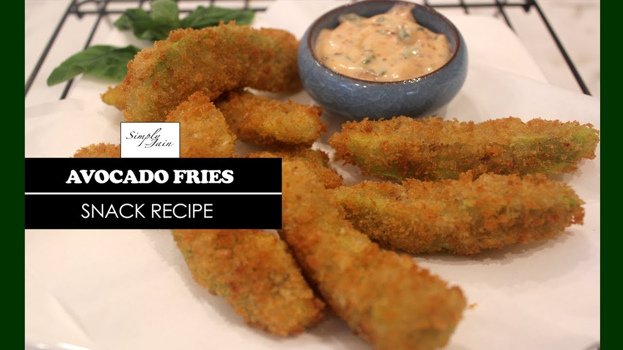 Avocado Fries & Chilli Mayo Dip - क्रिस्पी अवोकेडो फ्राइज | How To Make Fries Recipe | Simply Jain