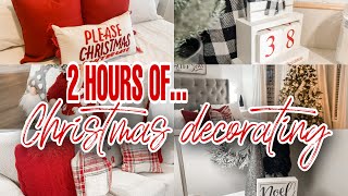 2021 CHRISTMAS DECORATE AND CLEAN WITH ME MARATHON // CHRISTMAS HOUSE TOUR // it’s lizzy