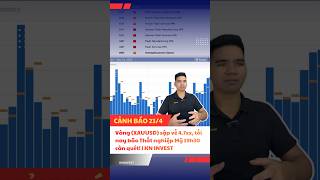 Cảnh báo 23/4: Vàng (XAUUSD) sập về 4.732, tối nay bão Thất nghiệp Mỹ 19h30 càn quét! | KN INVEST