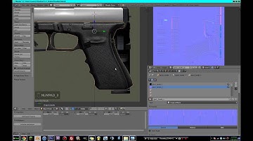 How to make a FPS in the BGE: Episode 2: Texturing a gun.