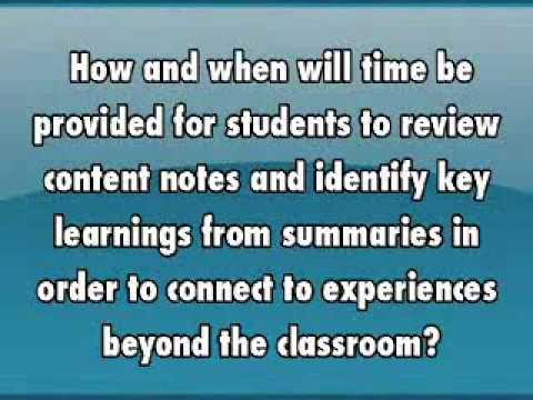 AVID - Reflecting on Your Cornell Notes