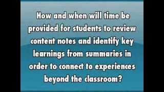 AVID - Reflecting on Your Cornell Notes Wealth