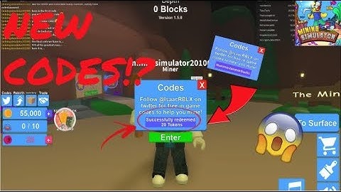 INSANE NEW MINING SIMULATOR CODES!! || ROBLOX