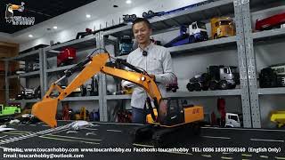 Unbox JDM-1 1/12 RC Hydraulic Excavator 4200XL,light, could upgrade with sound,best price for you