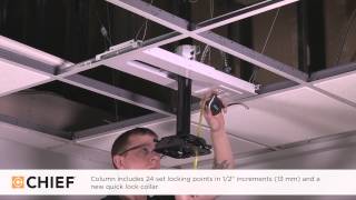 Suspended Ceiling Projector Mount System | Chief SYSAU Product Preview