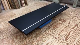 テーブル　板　素材　色落ちしない天板　黒