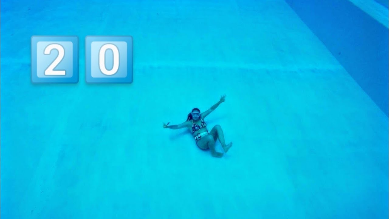 Weight Belt Underwater Swimming Compilation Nobsi In Deep Pool