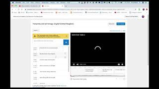 How to add an .scc file to a Youtube clip for closed captions.