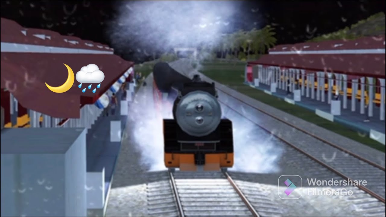 SP 4449 Passenger Run But It’s Raining At Night! - YouTube