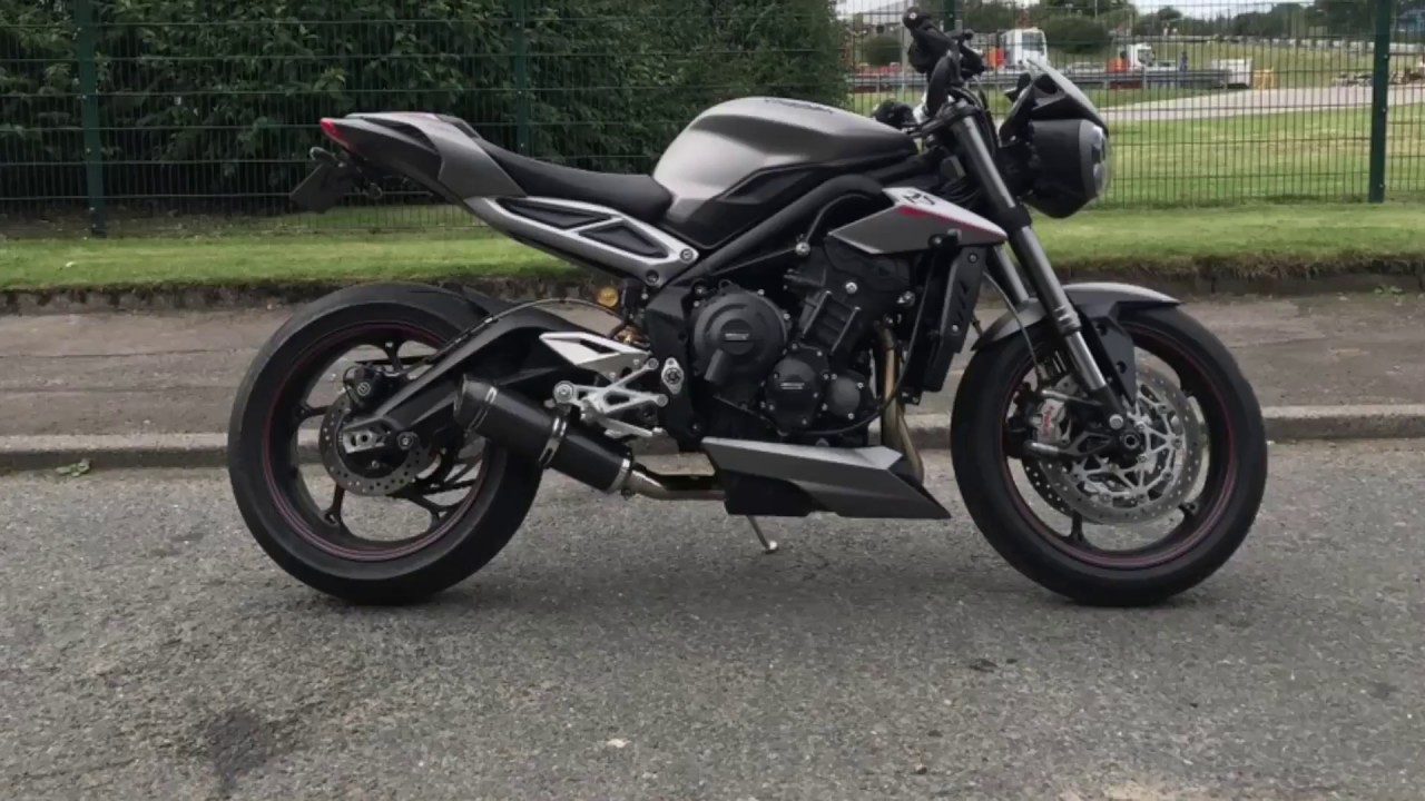 Street triple RS with SP engineering - YouTube