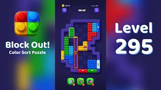 Block Out Level 295 Walkthrough 🧩 | All Levels Solution | Mini Boss