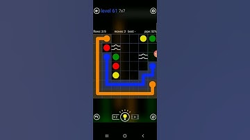 How to solve flow free bridge (7x7 mania level 61)