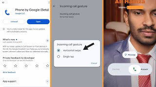 Google Dialer Update - Horizontal Swipe screenshot 1