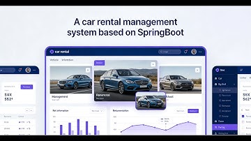 【Computer Graduation Project】A car rental management system based on SpringBoot