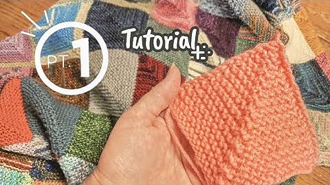 PART 1: How to begin knitting the Mitered Square Blanket by Shelly Kang aka The Heathen Housewife