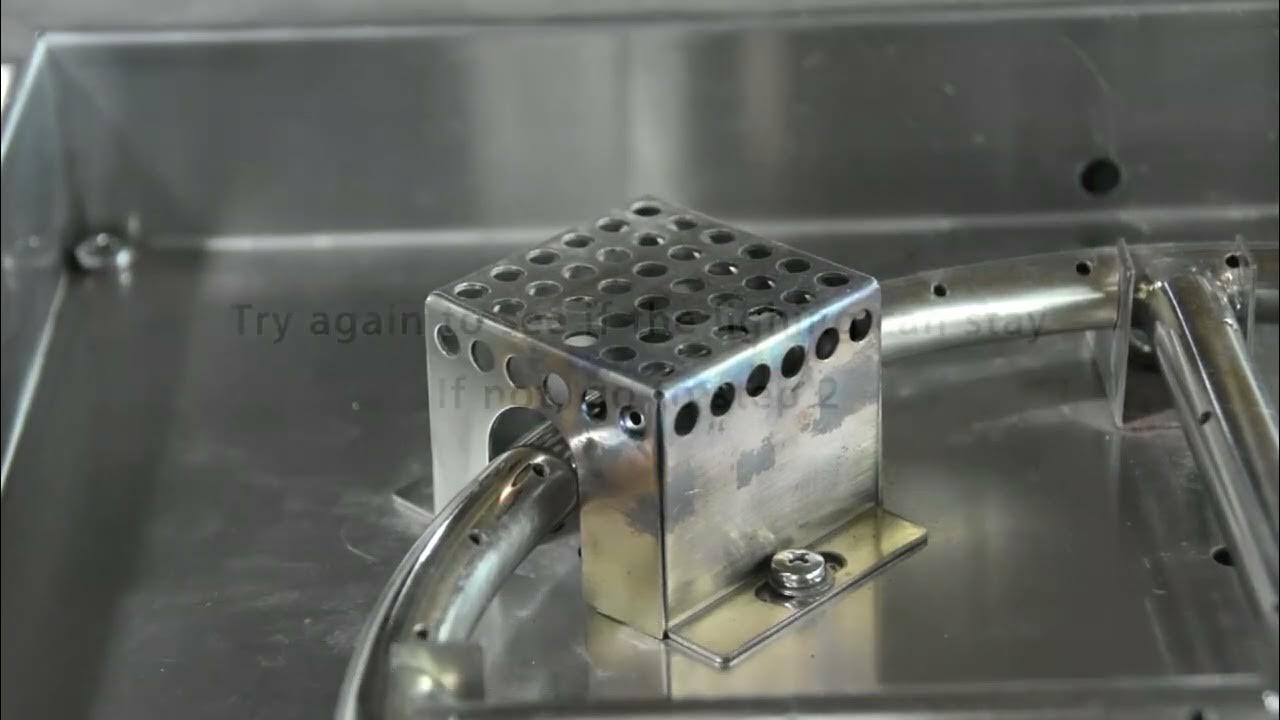 How to fix fire pit won't stay lit problem for Elementi Plus fire pits YouTube