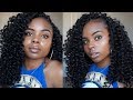 How to  poppin bohemian curl  outre xpression 4 in 1 loop crochet tutorial