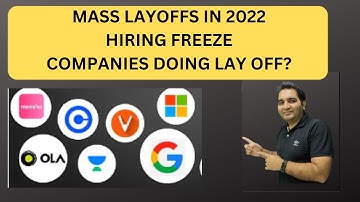 Mass Layoffs| Hiring Freeze| Recession in Software Industry 2022