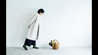 melton wool cocoon coat