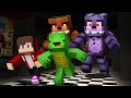 Mikey &amp; JJ Escape from FNAF Pizzeria in Minecraft