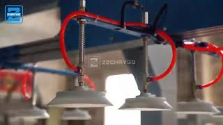 8m Gantry loader / Heavy duty Gantry Stacker for wood panel /Vacuum suction for stacking