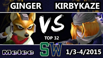 Sweet Prologue - Ginger (Fox, Falco) Vs. EMG | Kirbybaze (Sheik) SSBM Top 32 Winners - Melee