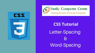 CSS Tutorial | Text Manipulation in CSS | Letter – Spacing & Word - Spacing
