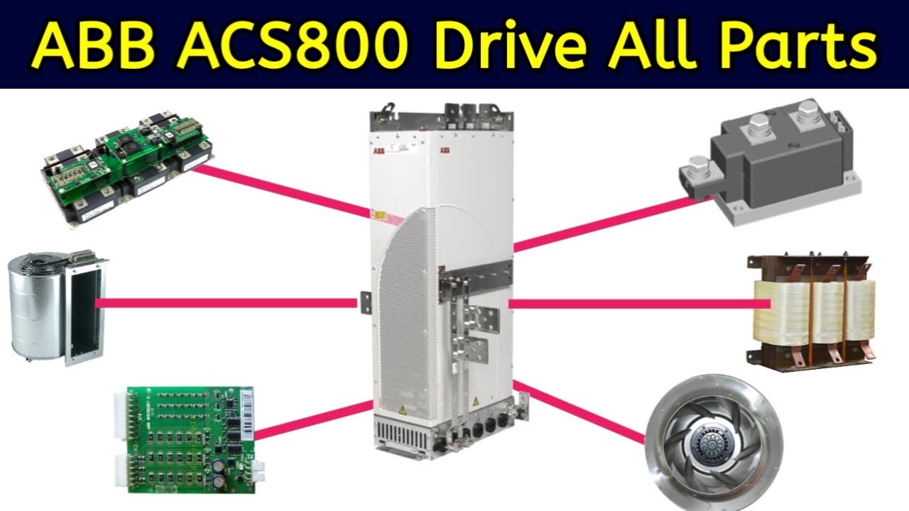 ABB Vfd internal parts. - YouTube