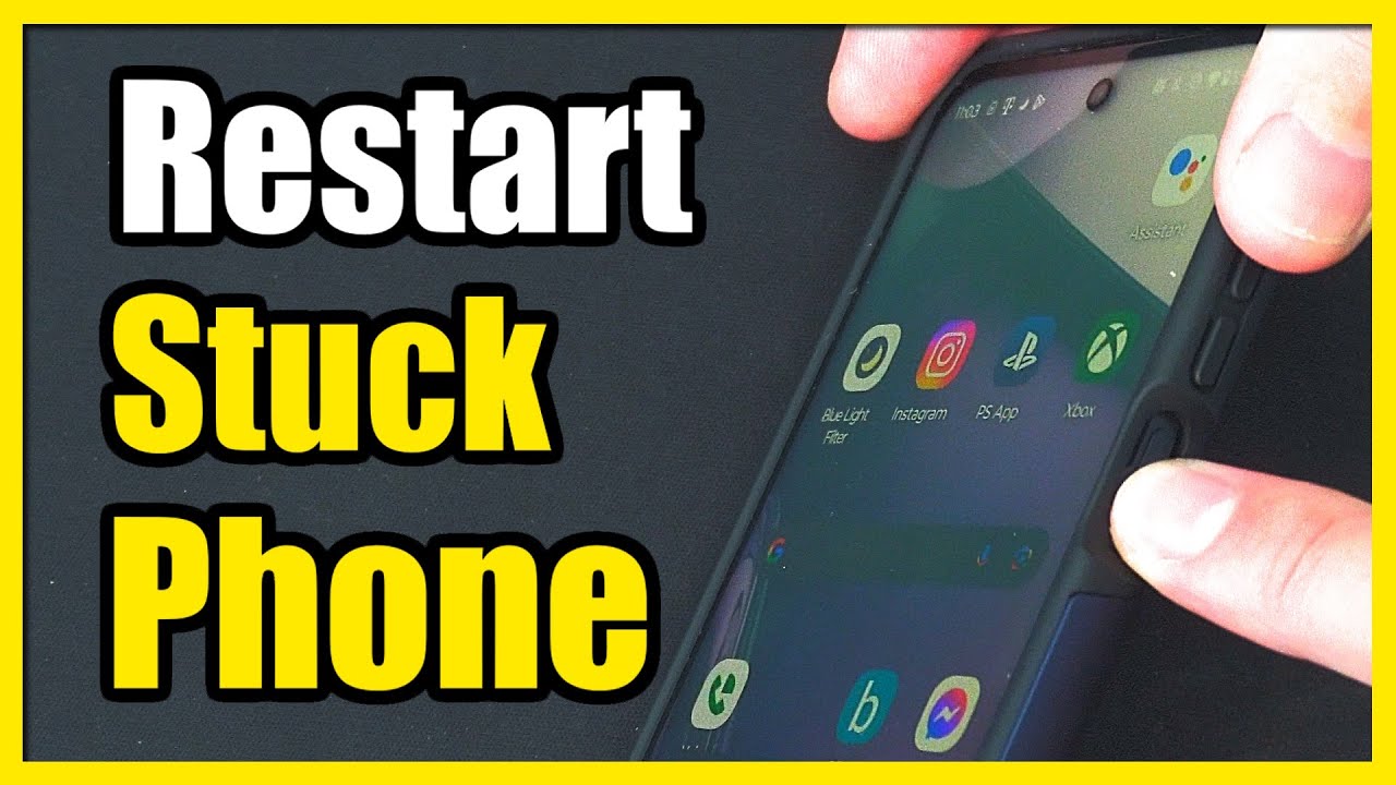 How to Restart Stuck Phone Screen on Android (Settings Tutorial) - YouTube