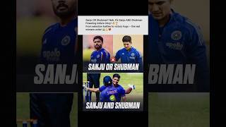 Unity Over Rivalry: The Sanju &amp; Shubman Era! 🇮🇳🤝