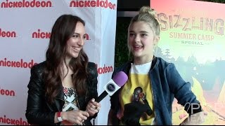 Lizzy Greene Interview - Nickelodeons Sizzling Summer Camp Special