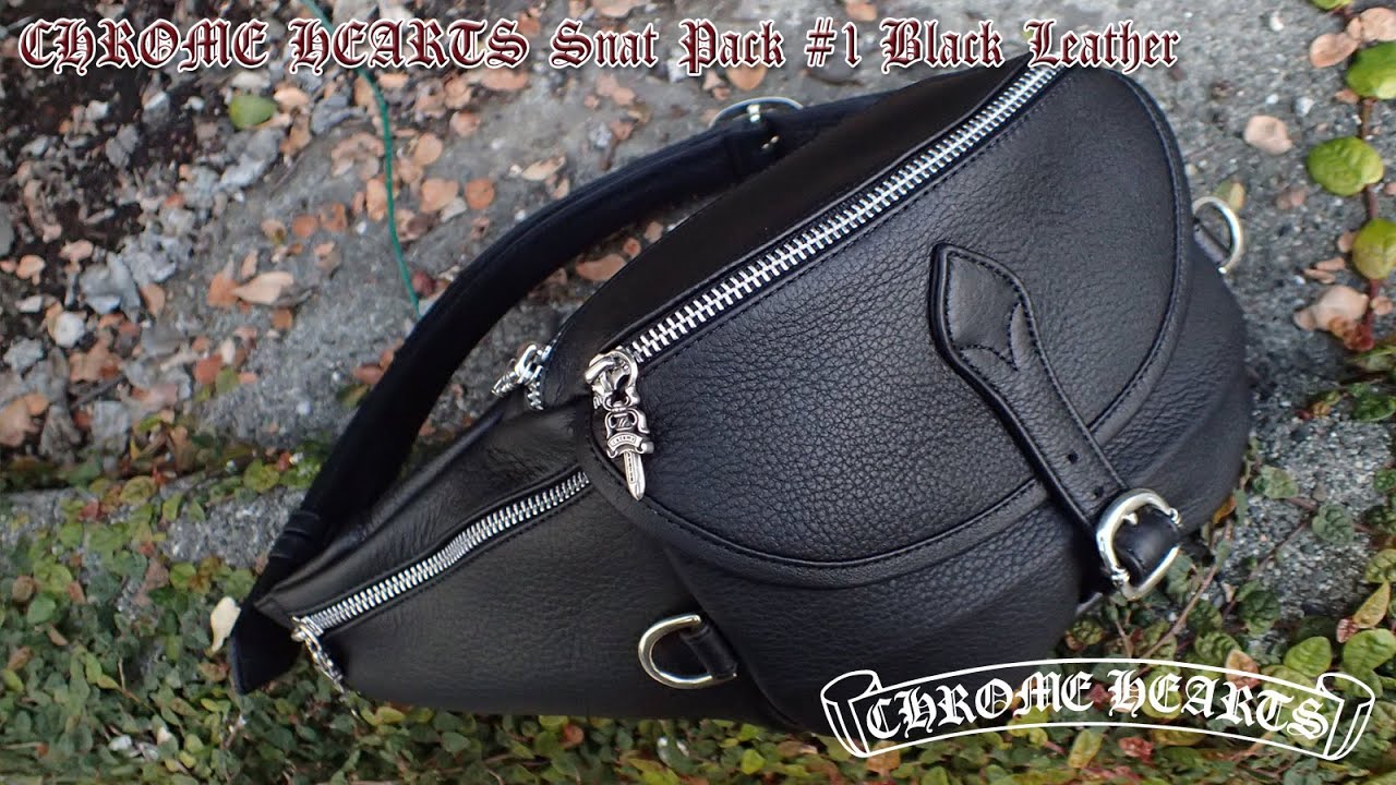 クロムハーツ スナットパック #1 /ブラックレザー (CHROME HEARTS SNAT PACK #1 Black Leather)