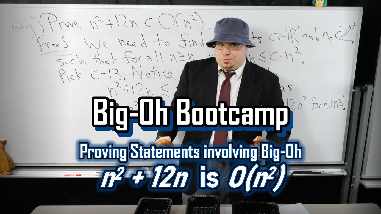 Prove N 2 12n Is O n 2 Big Oh Bootcamp YouTube prove-n-2-12n-is-o-n-2-big-oh-bootcamp-youtube