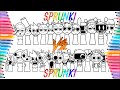 INCREDIBOX SPRUNKI Coloring Pages New / How to Color New Sprunki Original vs Horror Mod / NCS MUSIC