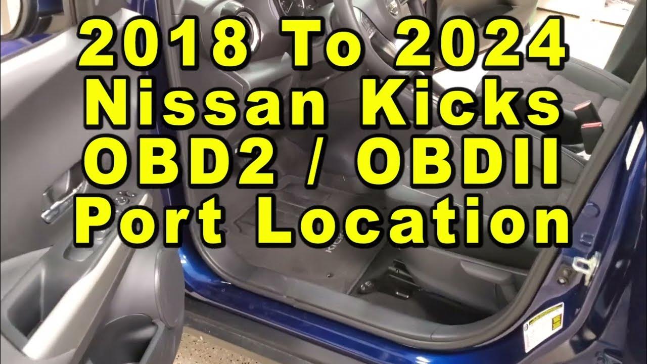 Nissan Kicks OBD2 OBDII On Board Diagnostics Port Connector Location