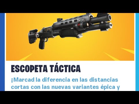 STATS NUEVA Arma ESCOPETA TACTICA EPICA MORADA y LEGENDARIA en FORTNITE? - STATS NUEVA Arma ESCOPETA TACTICA EPICA MORADA y LEGENDARIA en FORTNITE?