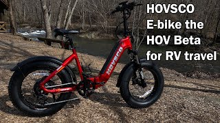 HOVSCO E-bike HOV Beta for RV Travel