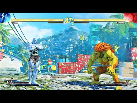Seth vs Blanka (Hardest AI) - STREET FIGHTER V