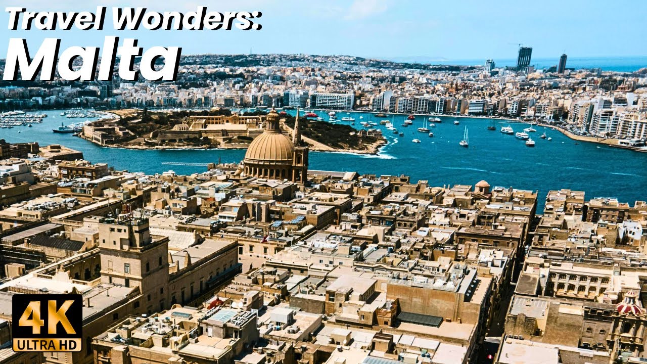 Мальта: полет над самыми удивительными местами 4k