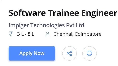 Impiger Technologies Hiring 2019-2021 Graduates | CTC -8LPA | APPLY NOW