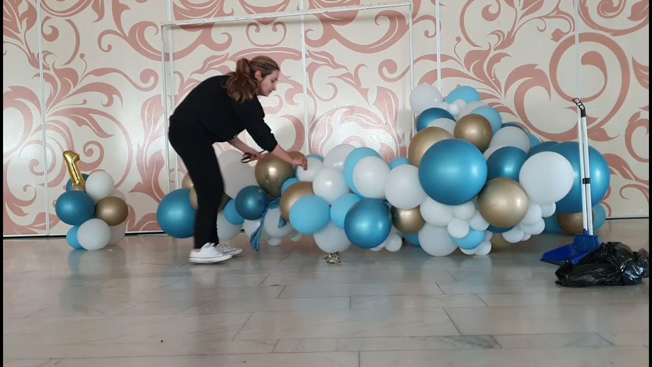 The Whole Experience of Cleaning up BALLOONS after Party YouTube