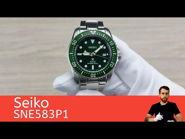 The Compact Solar Diver Nobody Expected / SEIKO SNE583P1 - YouTube