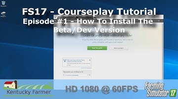 FS17 How To Install Courseplay
