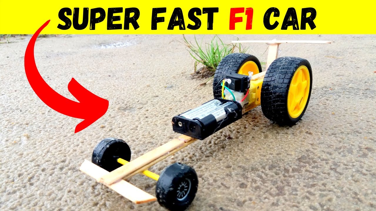 How to make easy car with motor at home Amazing toy car YouTube