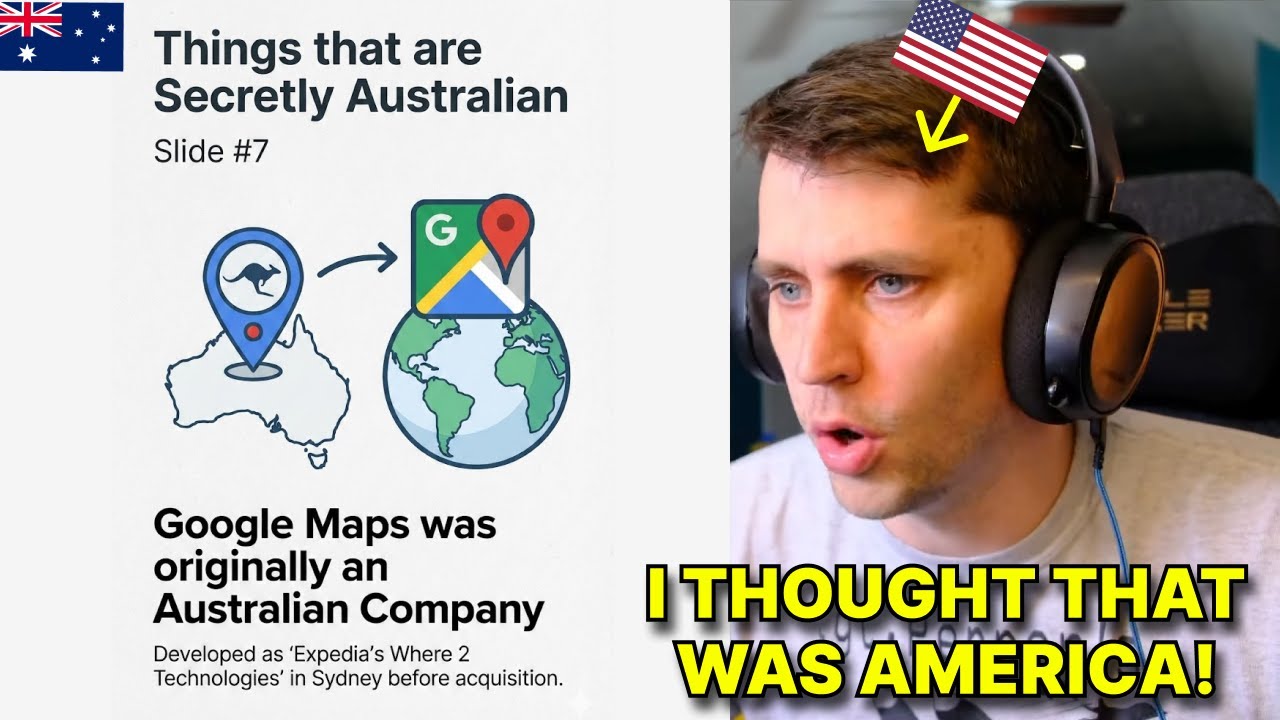 Американец реагирует на австралийские вещи в Америке!