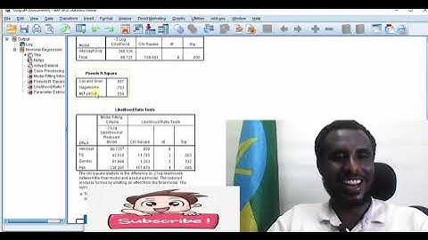 How to Run and Interpret Multinomial Logistic Regression in SPSS (Amharic tutorial)