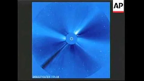 NASA camera snaps spectacular pictures of a solar storm